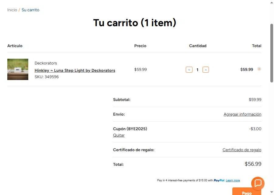 Deck Expressions checkout page showing Deck Expressions coupon code box | Screenshot taken by SimplyCodes community member on Dec 27, 2025