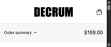 Decrum coupon verification screenshot