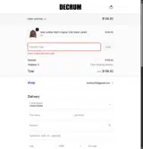 Decrum coupon verification screenshot
