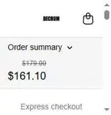 Decrum coupon verification screenshot
