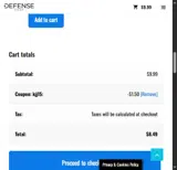 KJJ15 coupon verification screenshot