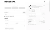 Degs & Sal coupon verification screenshot
