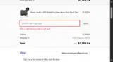 welcome15 coupon verification screenshot
