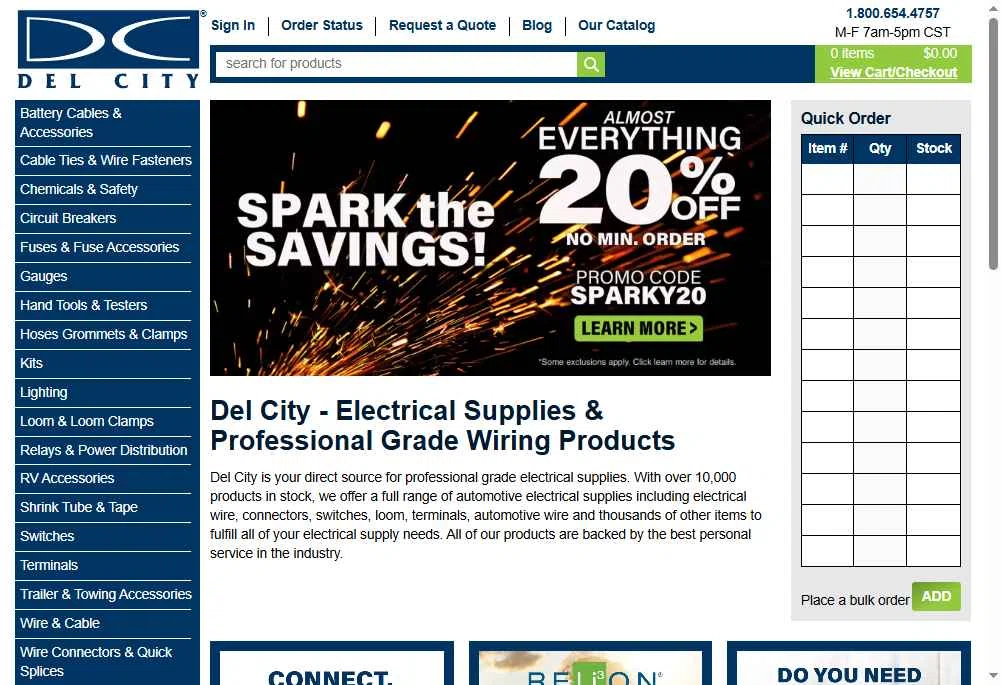 Del City checkout page showing Del City promo code box | Screenshot taken by SimplyCodes community member on Sep 24, 2025