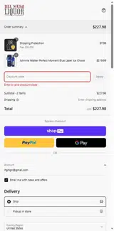 DAD10 coupon verification screenshot