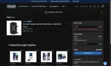 De'Longhi coupon verification screenshot