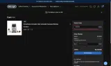 De'Longhi coupon verification screenshot