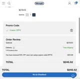 DPF12 coupon verification screenshot