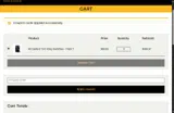 EMPTYCART coupon verification screenshot
