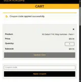 DR20 coupon verification screenshot