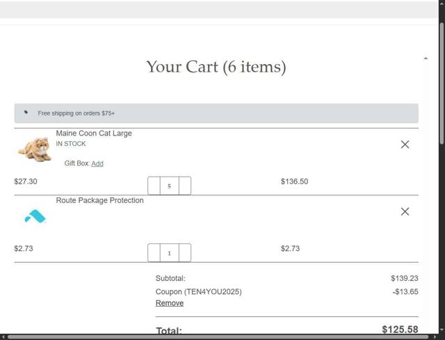 Demdaco checkout page showing Demdaco coupon code box | Screenshot taken by SimplyCodes community member on Jul 17, 2025
