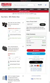 Denver Broncos coupon verification screenshot