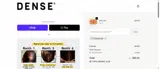 DENSE4EVER coupon verification screenshot