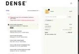 DENSEOFF coupon verification screenshot
