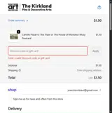 Denver Art Museum coupon verification screenshot
