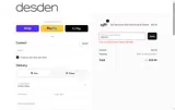 Desden coupon verification screenshot