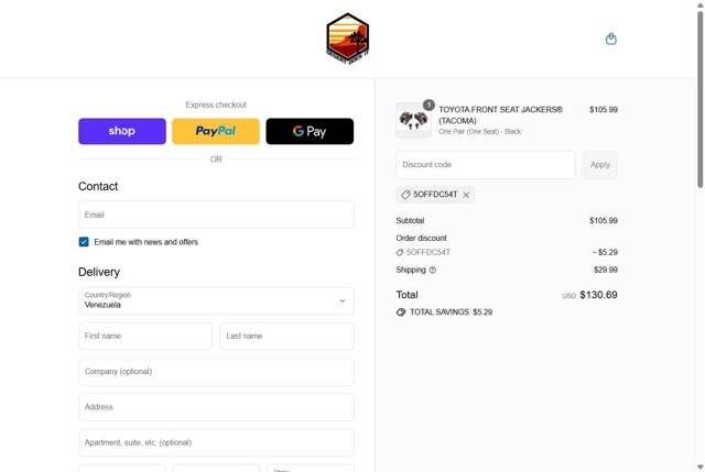Desert Does It checkout page showing Desert Does It discount code box | Screenshot taken by SimplyCodes community member on Sep 4, 2025