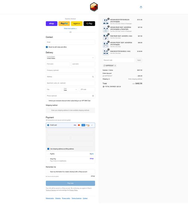 Desert Does It checkout page showing Desert Does It discount code box | Screenshot taken by SimplyCodes community member on Sep 8, 2025
