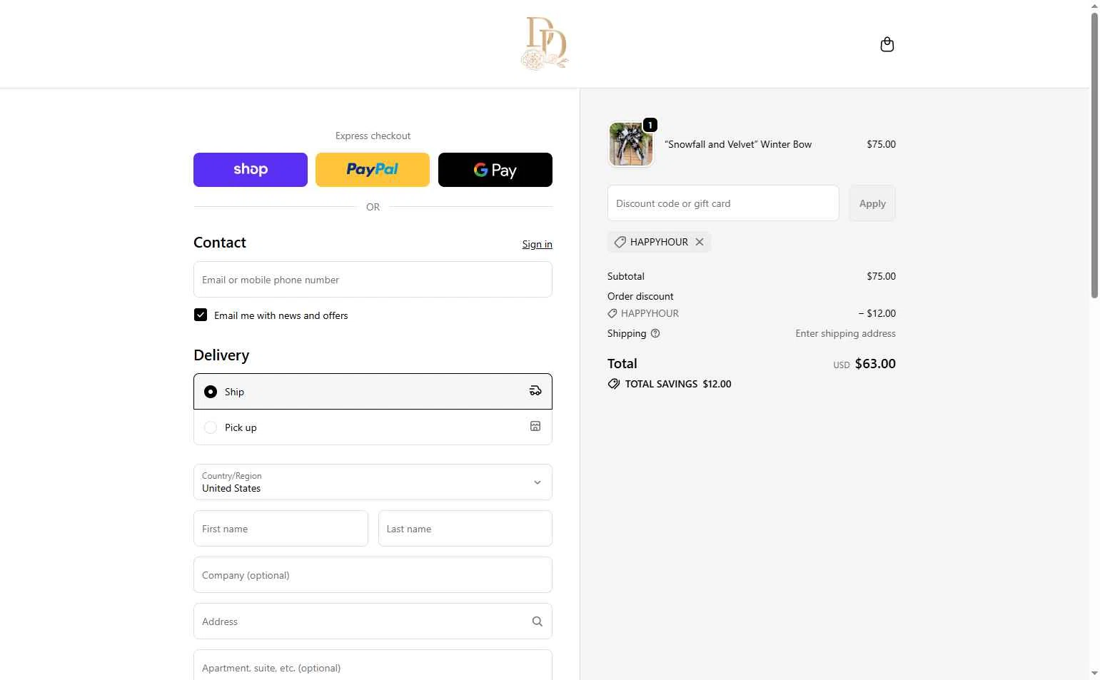 Design Decor checkout page showing Design Decor promo code box | Screenshot taken by SimplyCodes community member on Jan 9, 2026