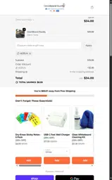 ADBU4 coupon verification screenshot