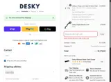 Desky USA coupon verification screenshot