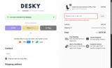 Desky USA coupon verification screenshot