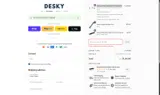 Desky USA coupon verification screenshot