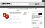 Detroit Red Wings Shop coupon verification screenshot