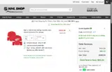 Detroit Red Wings Shop coupon verification screenshot
