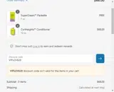 VIPLOVE20 coupon verification screenshot