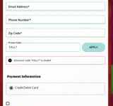 FALL7 coupon verification screenshot