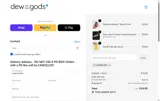 Dew of the Gods coupon verification screenshot