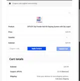 off10% coupon verification screenshot