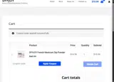 PJOY coupon verification screenshot