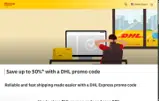DHL coupon verification screenshot