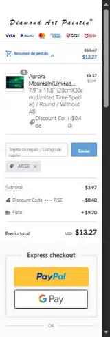 ARISE coupon verification screenshot