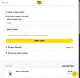 DEALS coupon verification screenshot