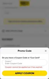 BBQ5 coupon verification screenshot