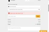 FLASH10 coupon verification screenshot