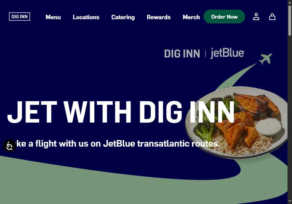 DIG Inn checkout page showing DIG Inn promo code box | Screenshot taken by SimplyCodes community member on Jan 8, 2026
