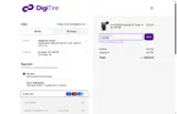 Digitire coupon verification screenshot