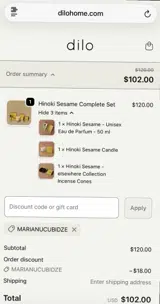 dilo coupon verification screenshot