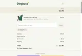 Dingbats Notebooks coupon verification screenshot