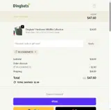 Dingbats Notebooks coupon verification screenshot
