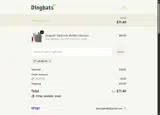 Dingbats Notebooks coupon verification screenshot