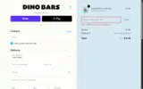 Dino Bars coupon verification screenshot