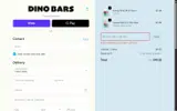 Dino Bars coupon verification screenshot