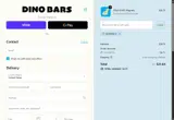 Dino Bars coupon verification screenshot