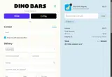 Dino Bars coupon verification screenshot