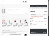 Dior Beauty coupon verification screenshot